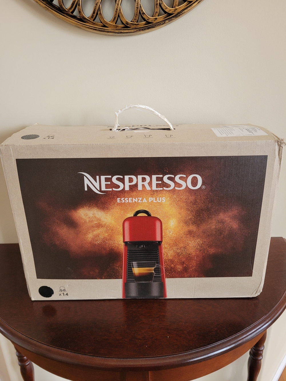 New Limousine Black Nespresso Essenza Plus D45 EU European Coffee Machine